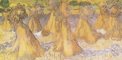 Vincent Van Gogh Sheaves of Wheat (nn04) china oil painting image